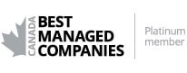  Platinum Member of the Canada’s Best Managed Companies – 2003 to present 